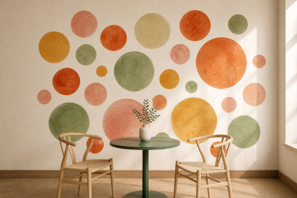 Sage Dot Wallpaper Mural product view