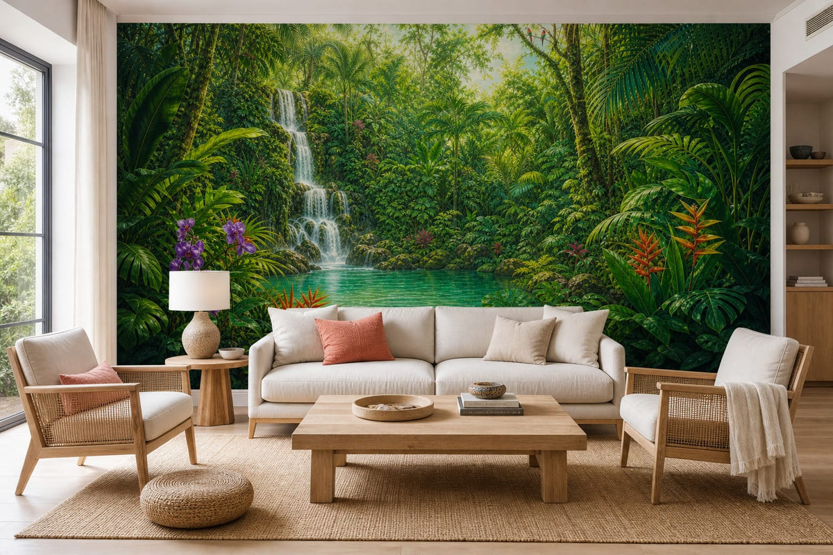Emerald Orchid Wallpaper Mural product view