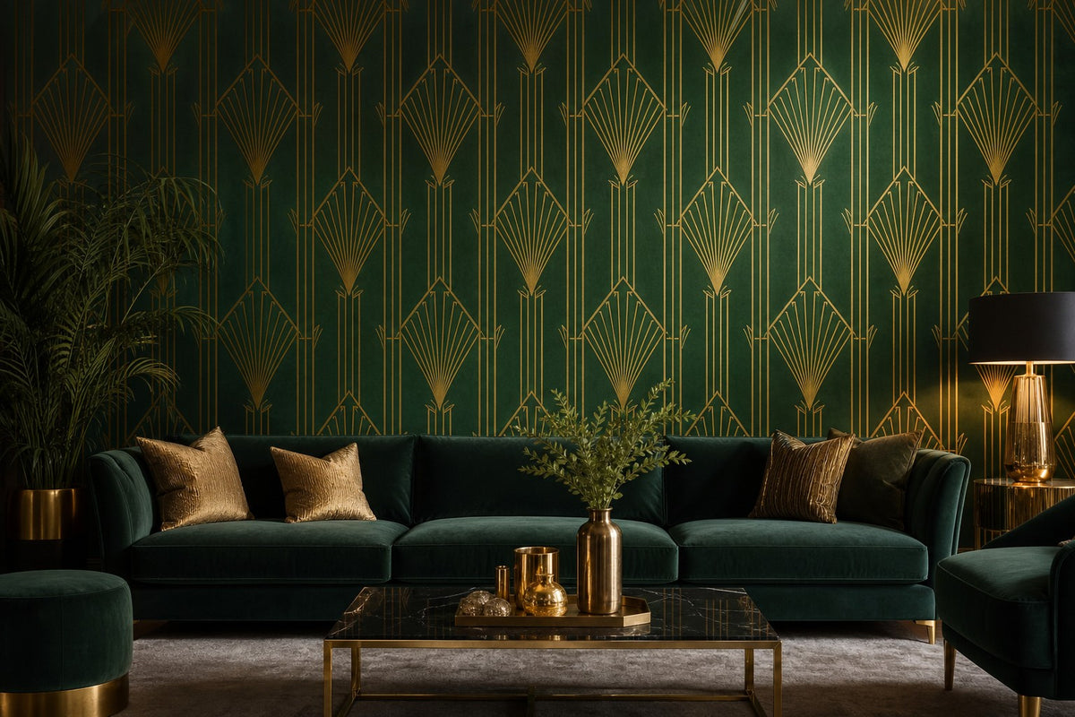 Emerald Velvet Wallpaper Mural product view
