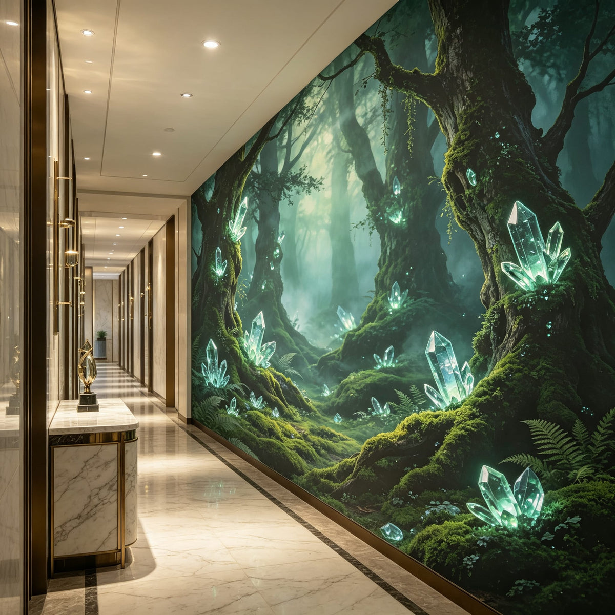 Emerald Design Wallpaper Mural product view