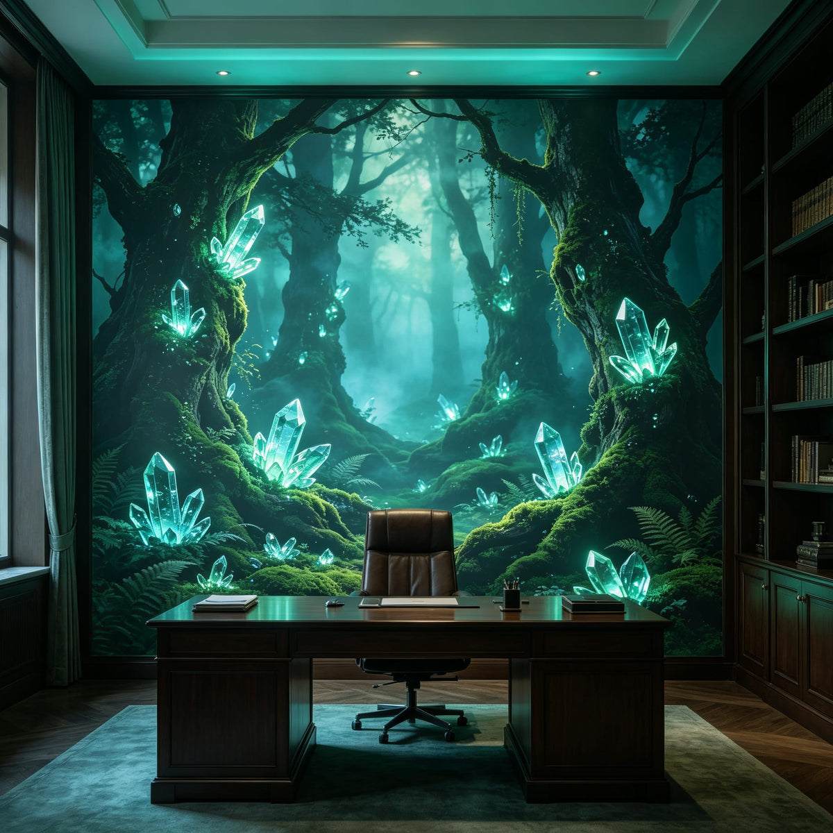 Emerald Design Wallpaper Mural product view