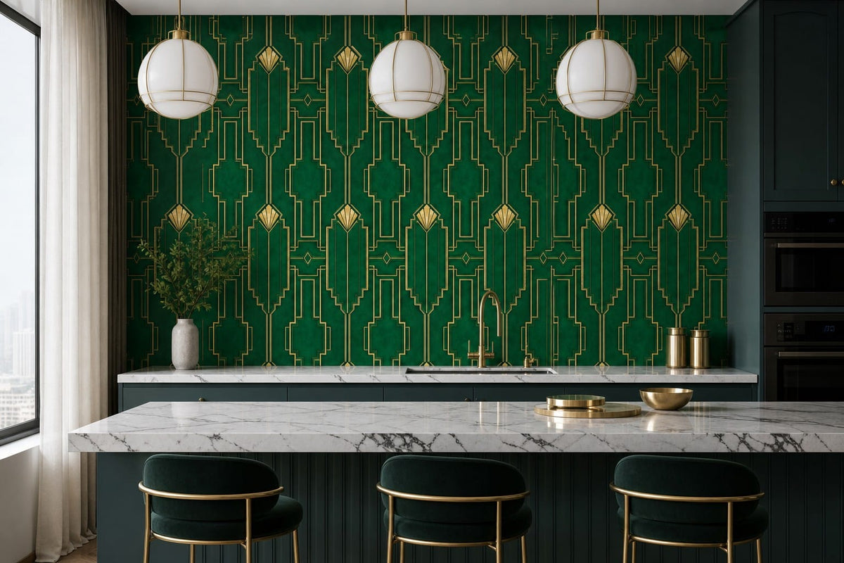 Emerald Velvet Wallpaper Mural product view