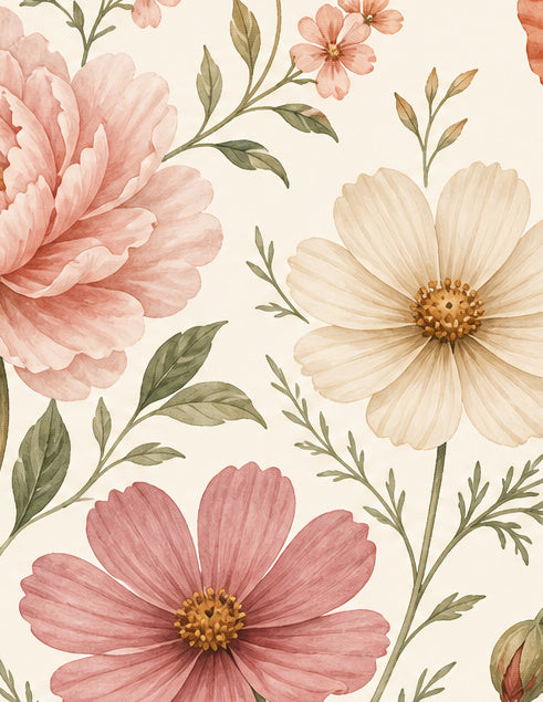 Blush Design Wallpaper Mural product view