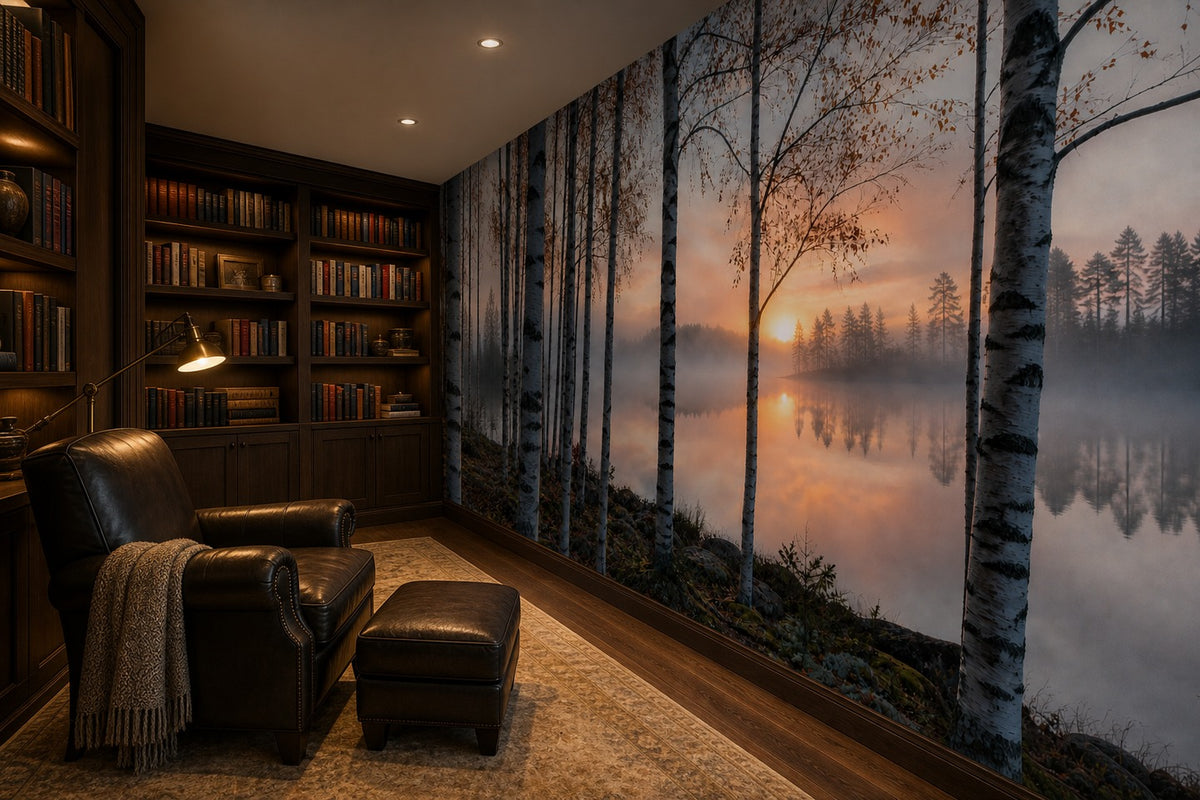 Exclusive Honey Birch Wallpaper Mural product view