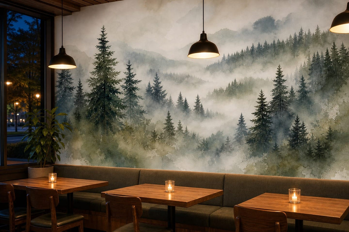 Ivory Exclusive Birch Wallpaper Mural product view