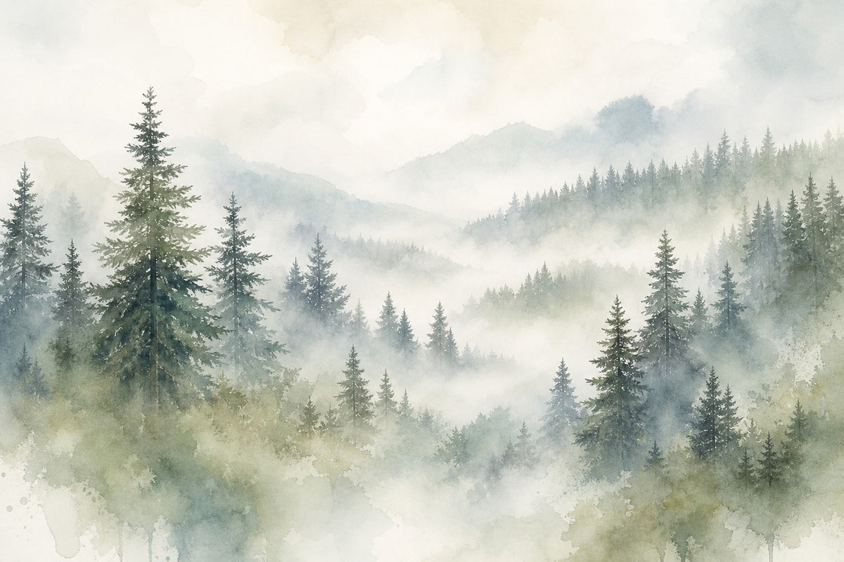 Ivory Exclusive Birch Wallpaper Mural product view