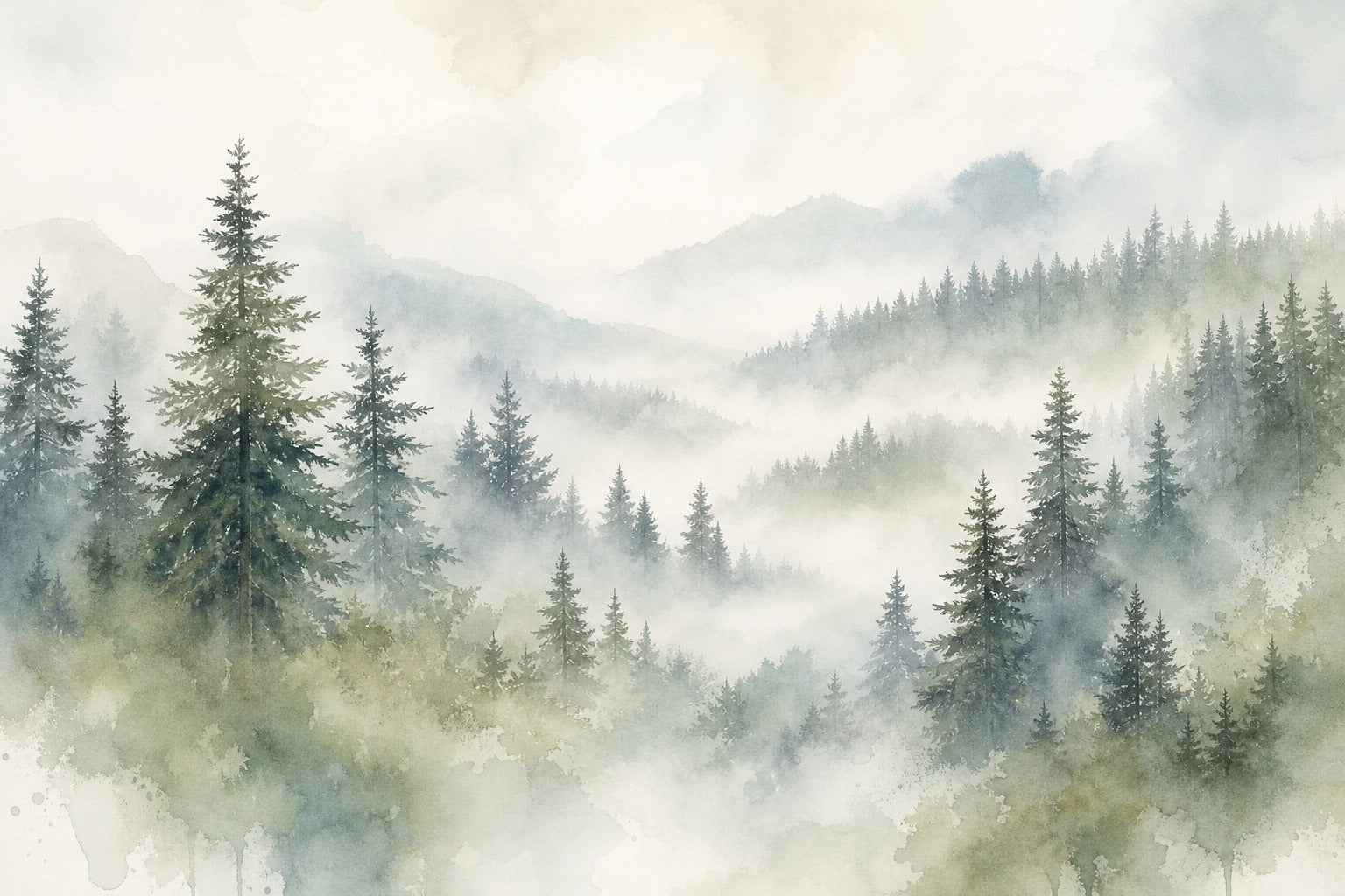 Ivory Exclusive Birch Wallpaper Mural