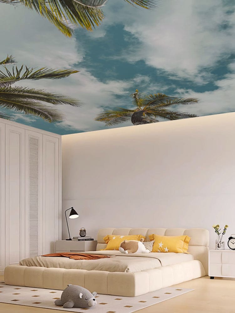 Tropical Sky Serenity Mural Wallpaper