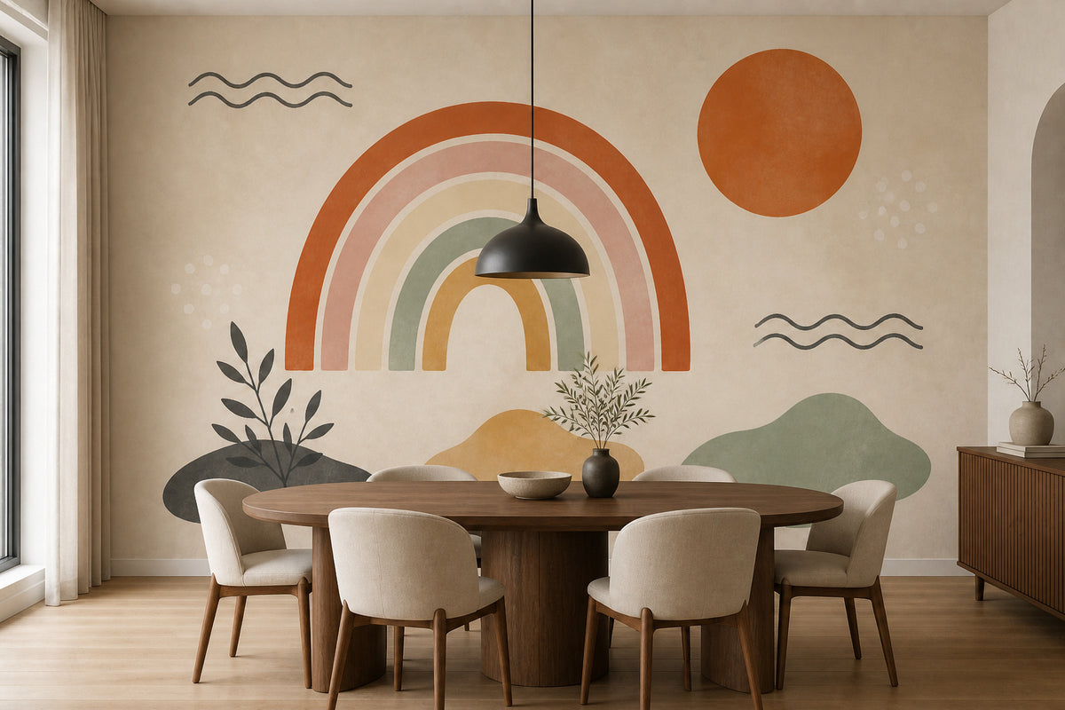 Rust Boho Wallpaper Mural product view