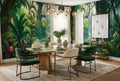 Colourful Tropical River Green Jungle Wallpaper Mural