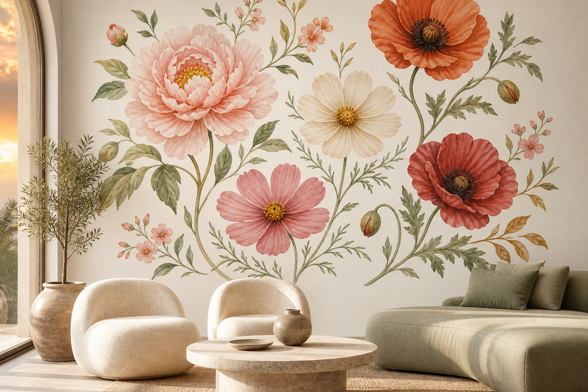 Blush Design Wallpaper Mural product view