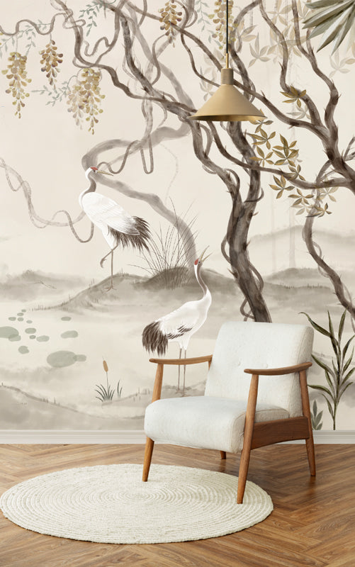Wall murals Marble in pastel colors with gold nr. u70784 - Uwalls.co.uk