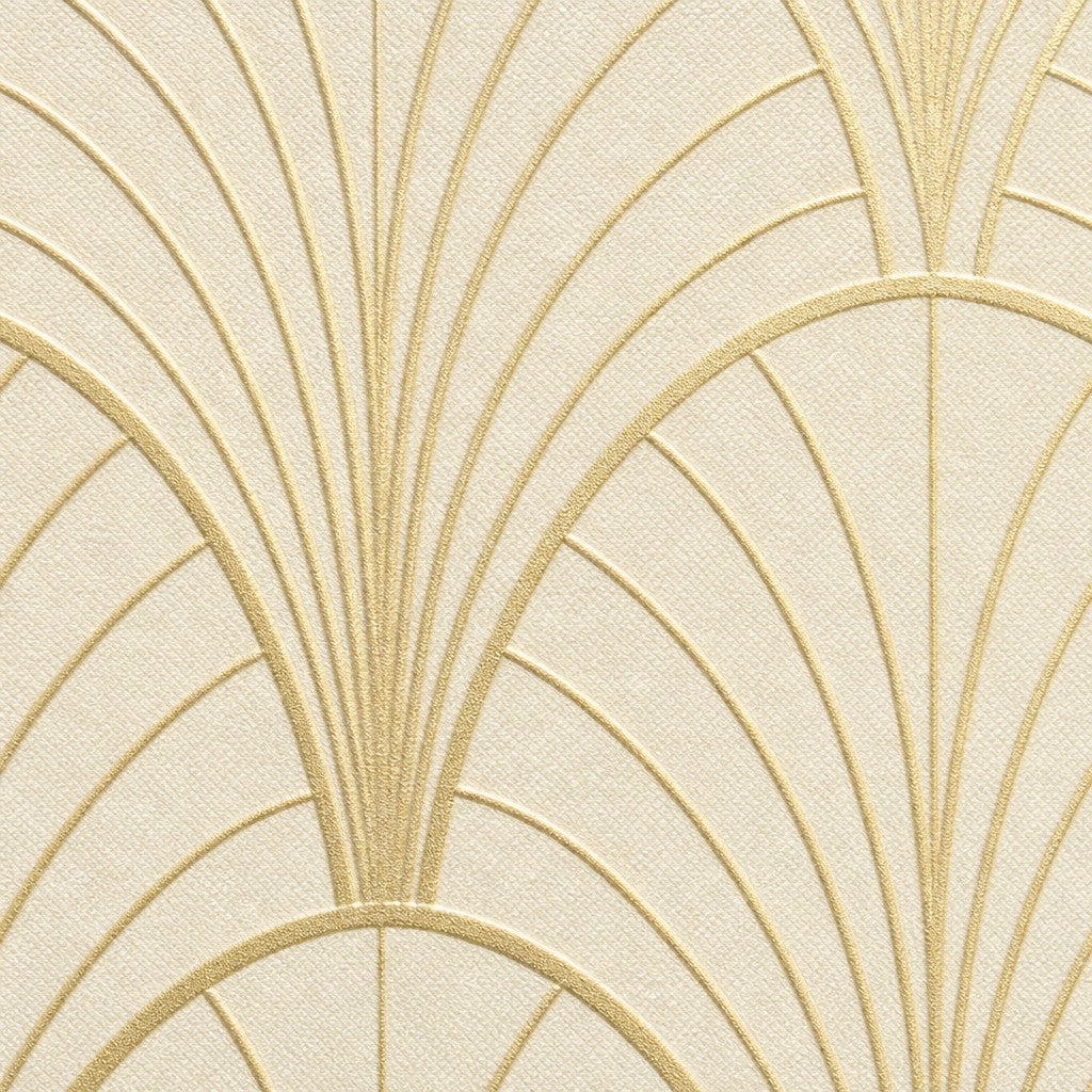 Gold Fan Arch Wallpaper Mural product view
