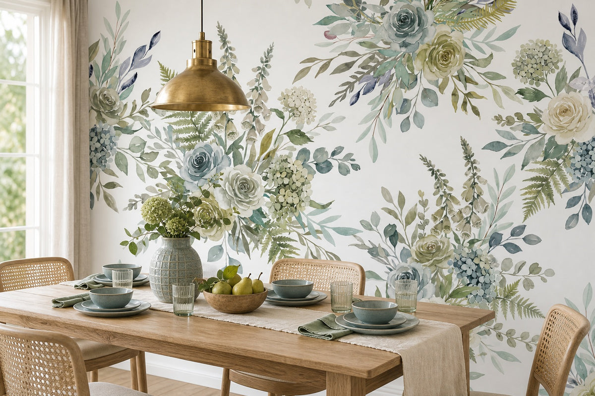 gold floral vintage jungle wallpaper dining custom stick on non woven vinyl removable