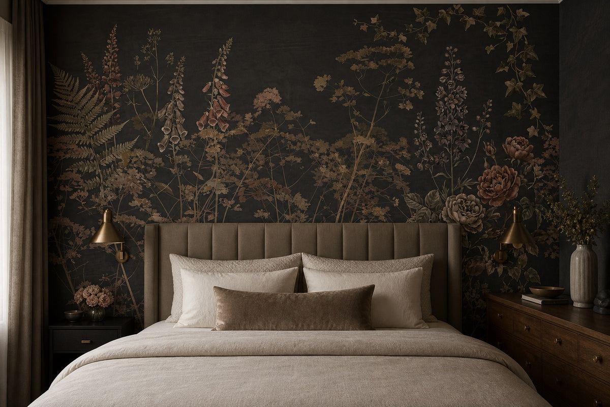 gold floral vintage jungle wallpaper master custom stick on non woven vinyl removable