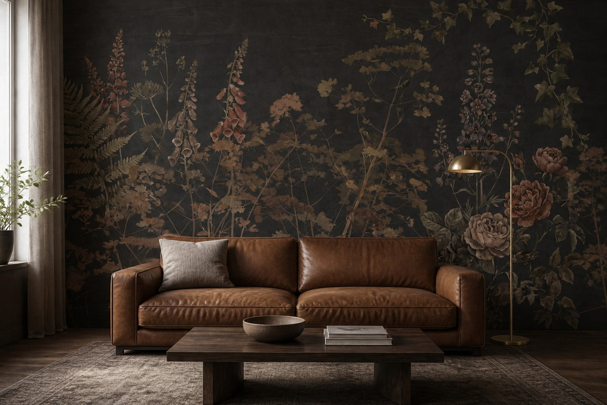 gold nature vintage jungle wallpaper living custom stick on non woven vinyl removable