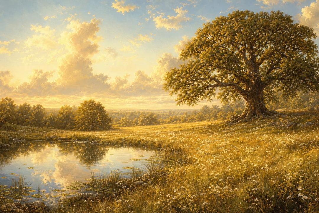 Gold Oak Wallpaper Mural product view