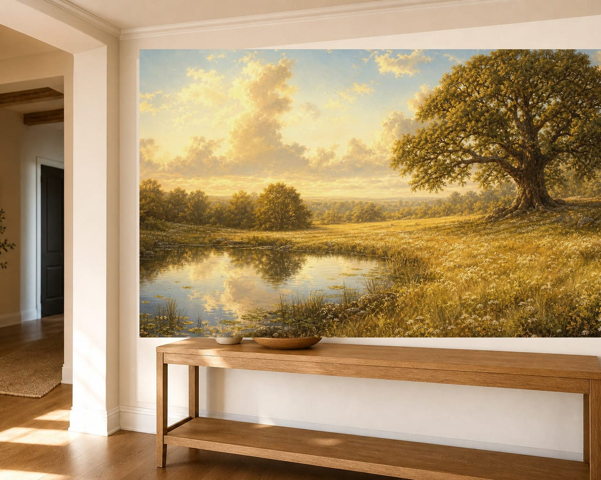 Gold Oak Wallpaper Mural product view