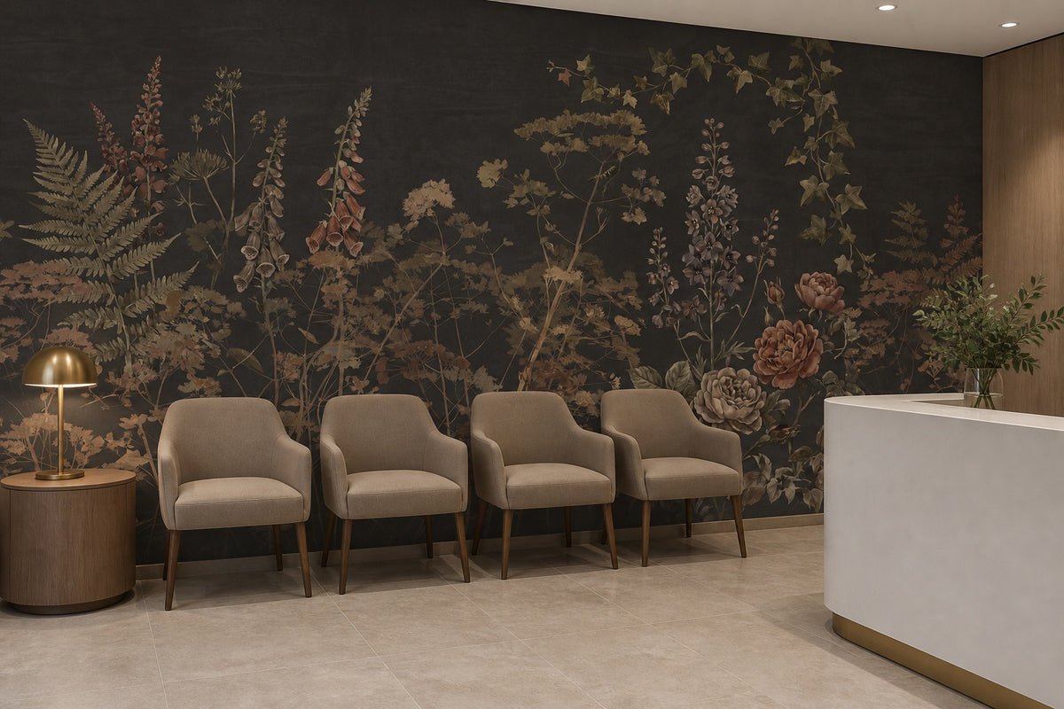 gold vintage jungle wallpaper dental custom self adhesive non woven vinyl removable
