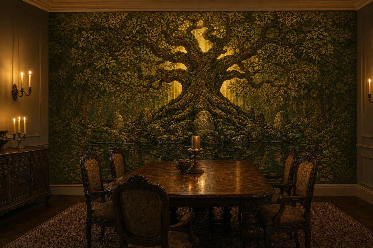 Gold Antique Wallpaper Mural product view