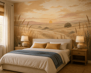 Golden Sunset Wallpaper Mural
