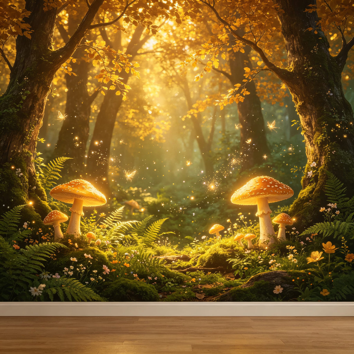 Golden Design Wallpaper Mural product view