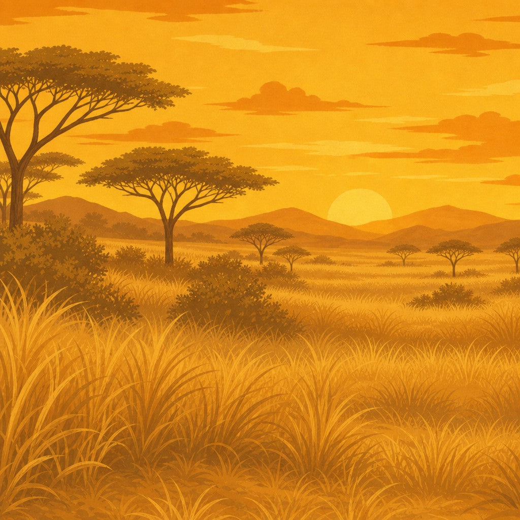 Golden Hour Wallpaper Mural product view