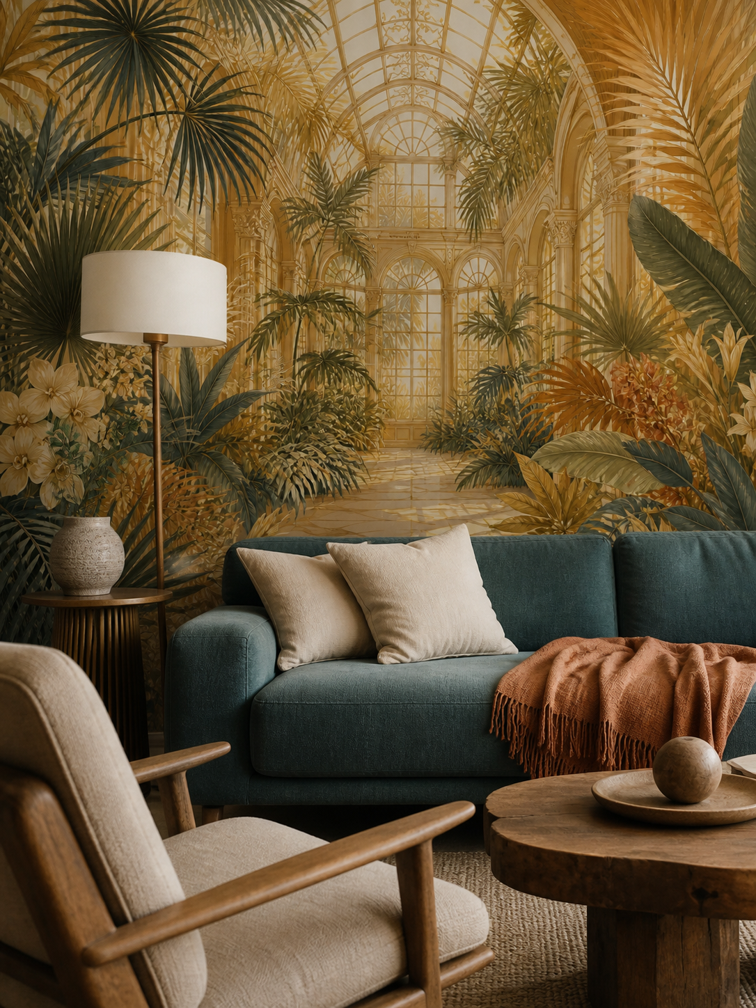 Golden Design Wallpaper Mural product view