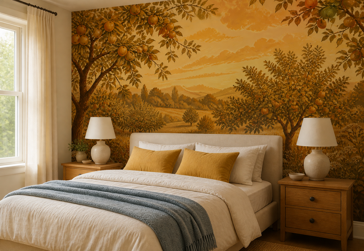 Golden Apple Wallpaper Mural product view