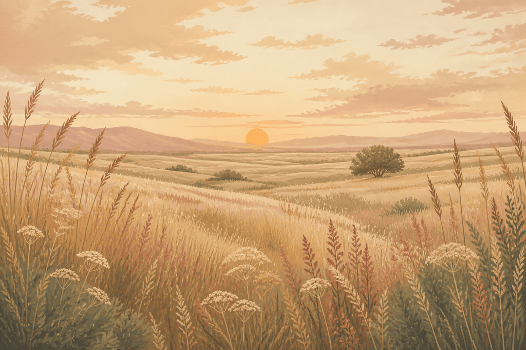 Golden Sunset Wallpaper Mural product view