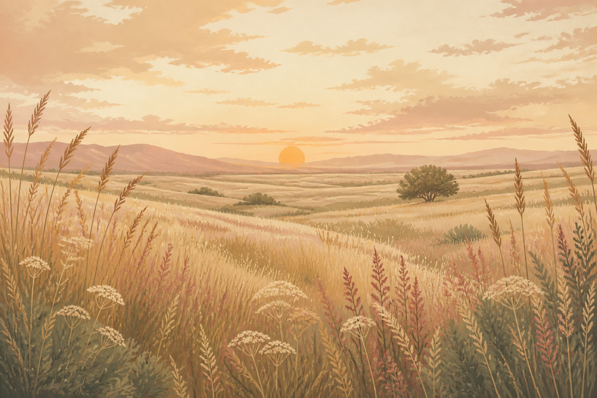 Golden Sunset Wallpaper Mural product view