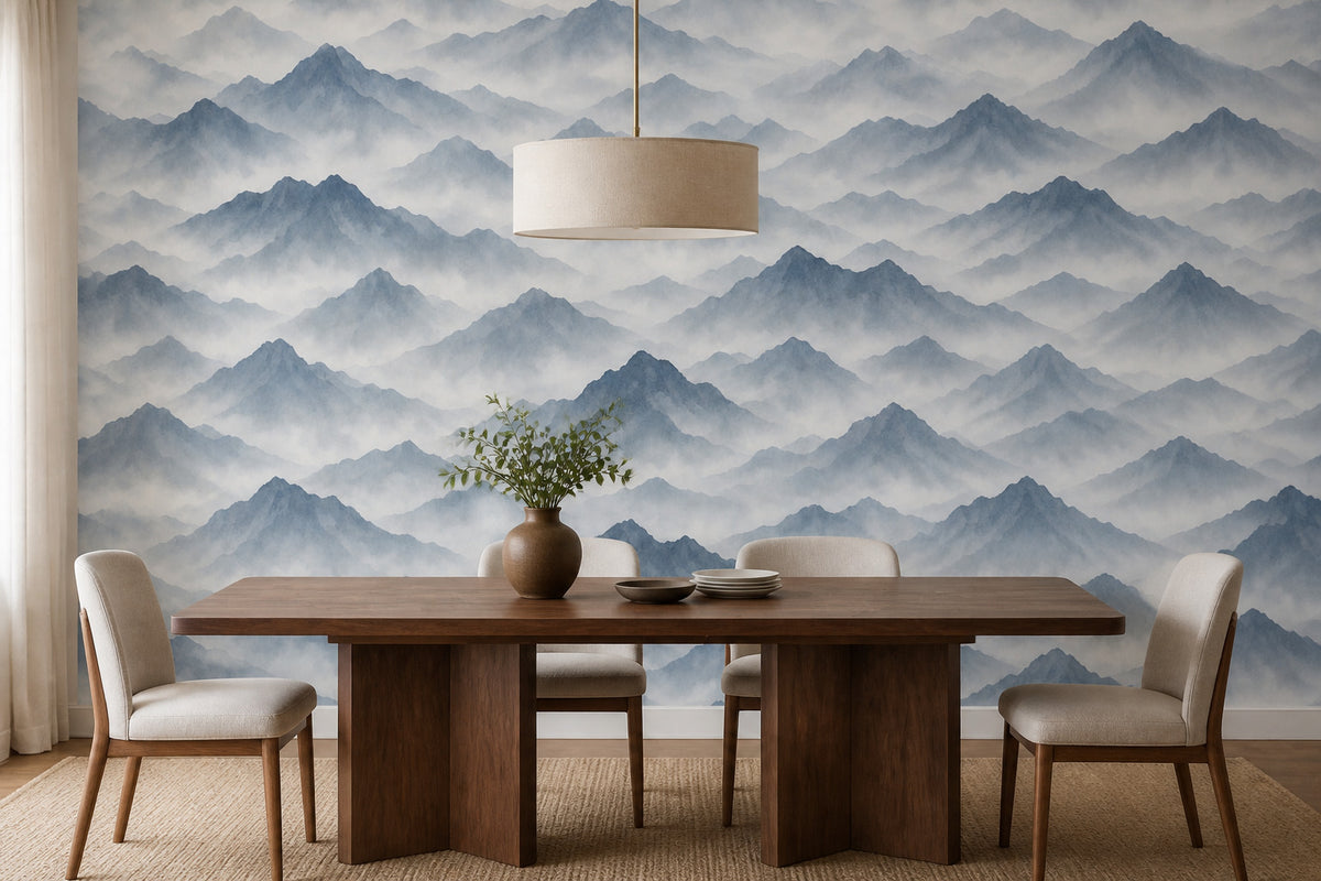 Gray Mountain Wallpaper Mural product view