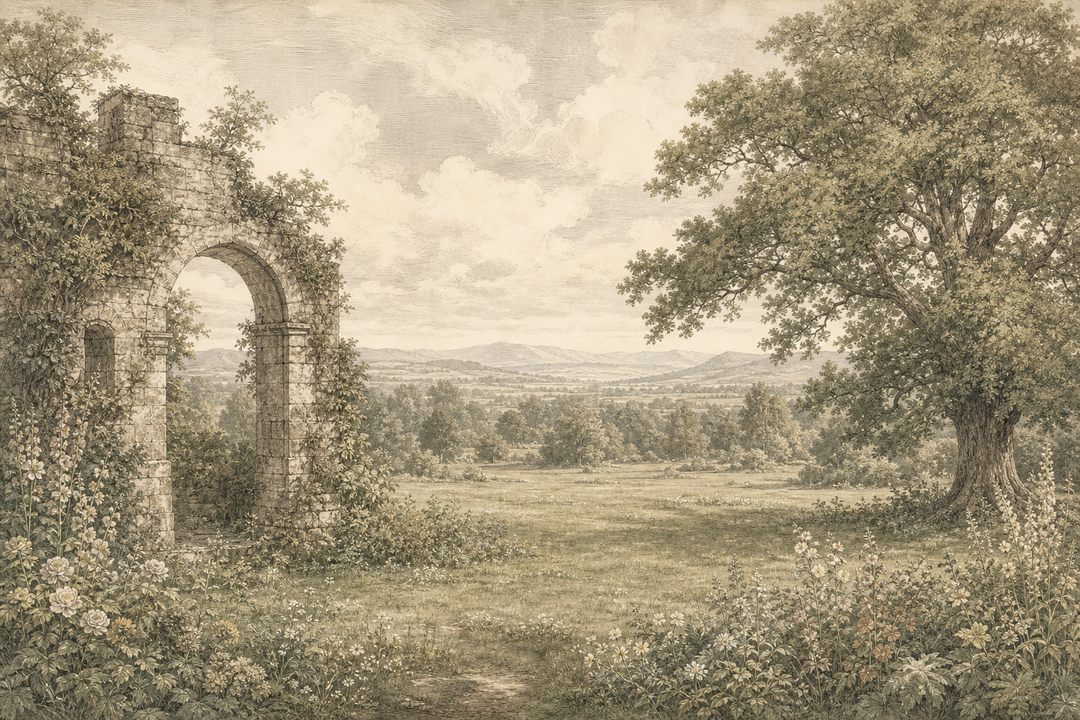 Gray English Wallpaper Mural product view