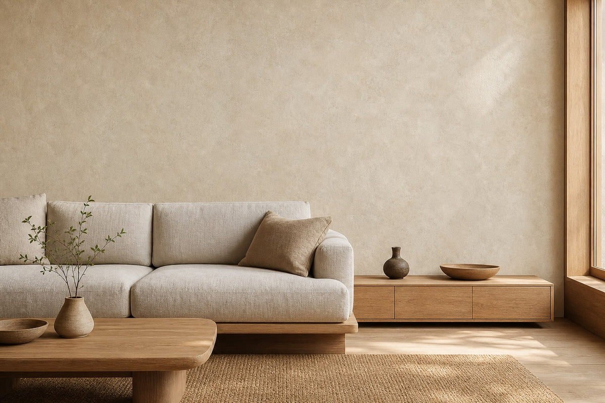 Gray Japandi Wallpaper Mural product view