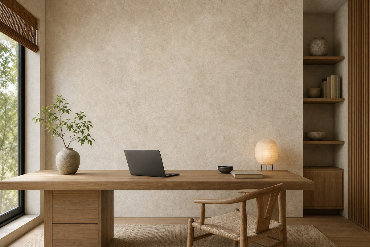 Gray Japandi Wallpaper Mural product view
