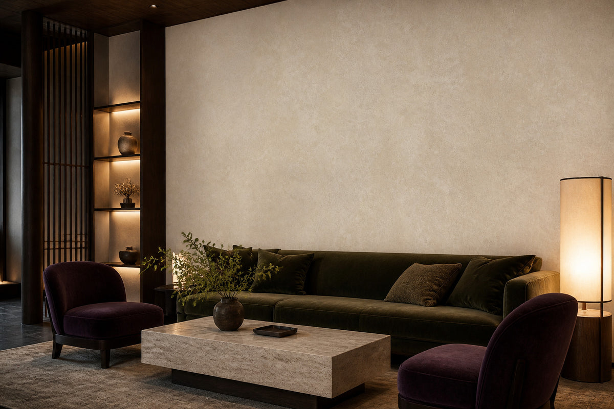 Gray Japandi Wallpaper Mural product view