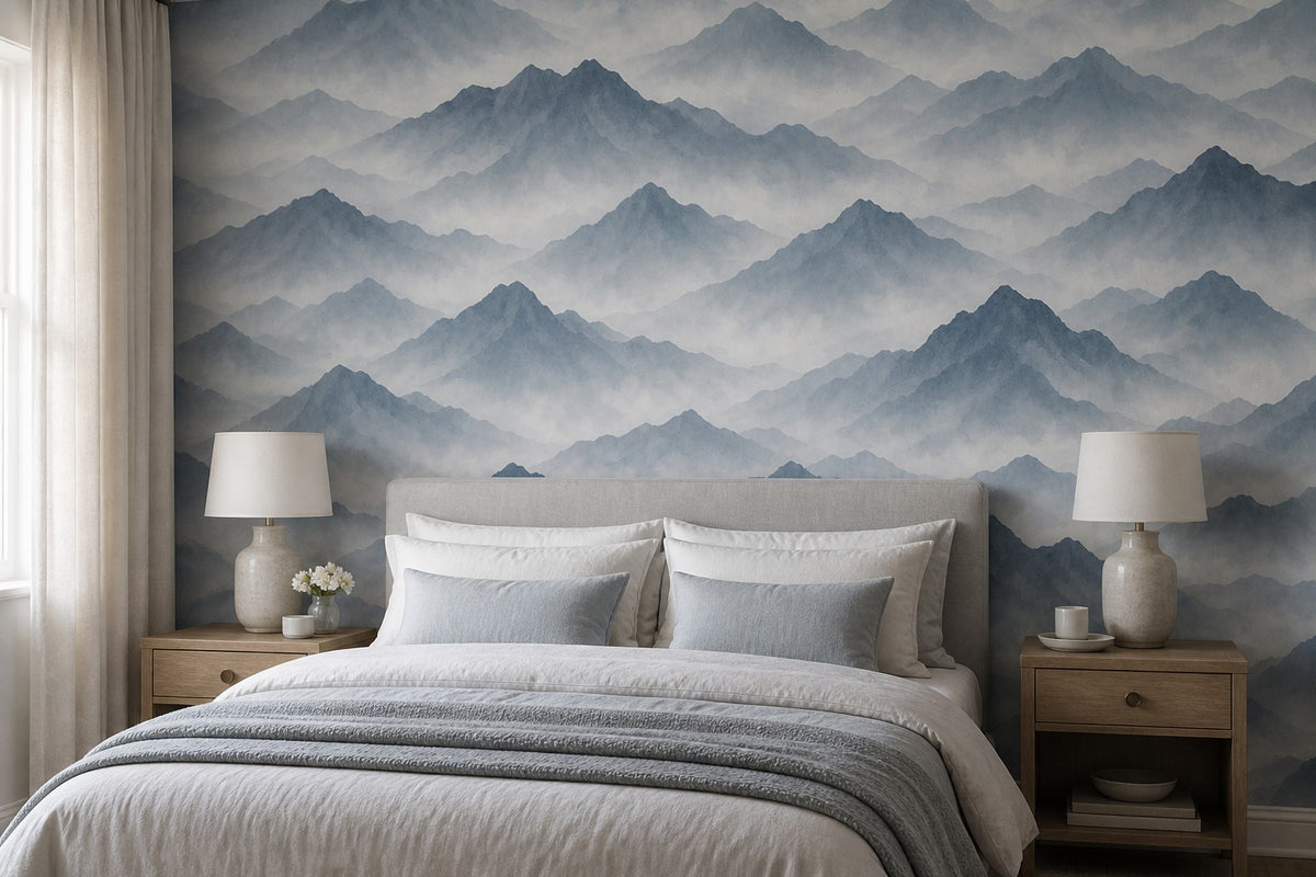 Gray Mountain Wallpaper Mural product view
