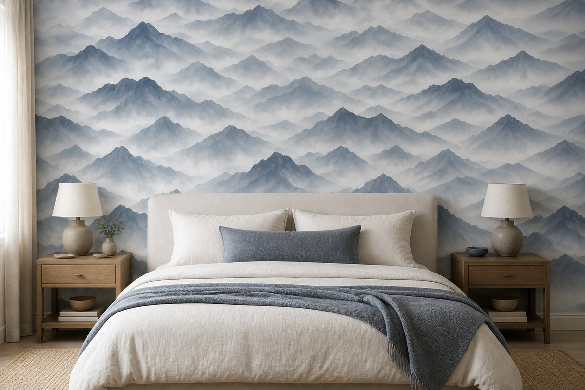 Gray Mountain Wallpaper Mural product view