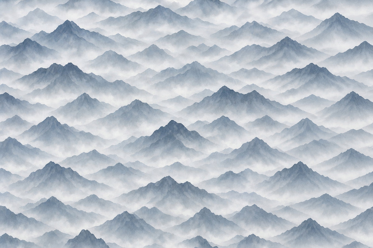 Gray Mountain Wallpaper Mural product view
