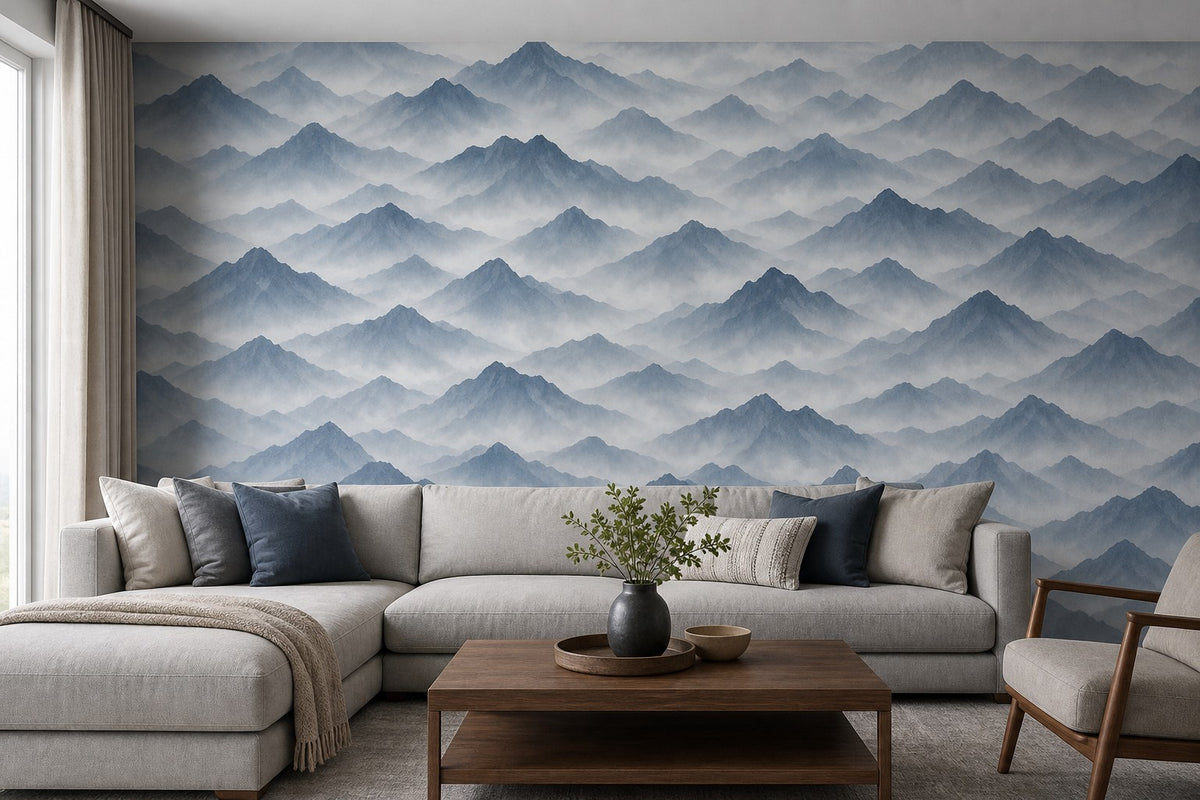 Gray Mountain Wallpaper Mural product view