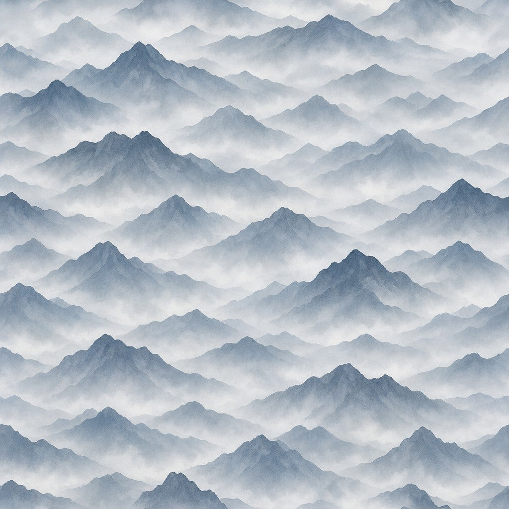 Gray Mountain Wallpaper Mural product view