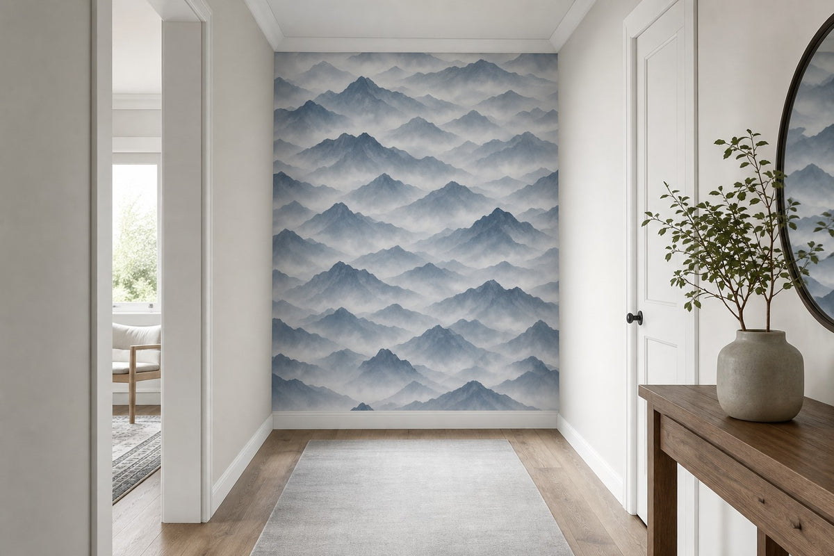 Gray Mountain Wallpaper Mural product view