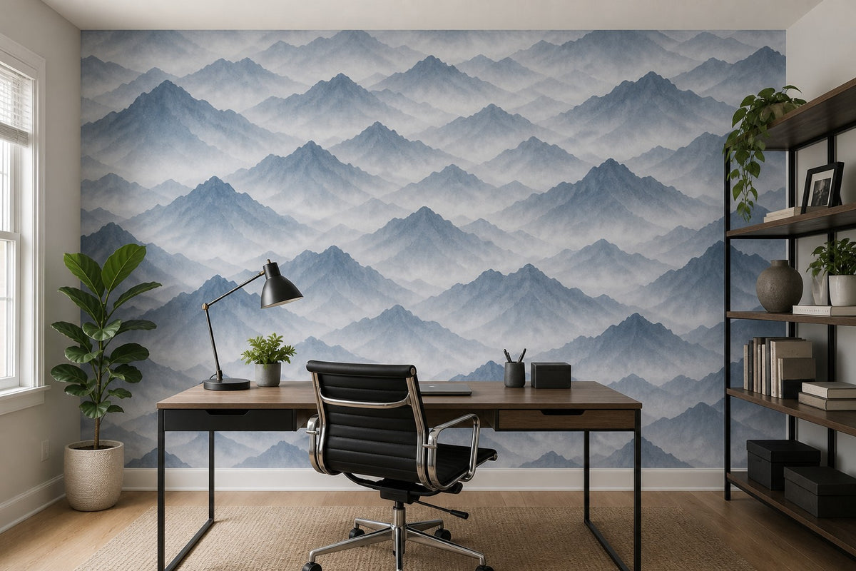 Gray Mountain Wallpaper Mural product view