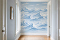 Gray Snowy Peak Wallpaper Mural