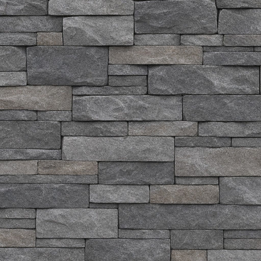 Gray Stacked Wallpaper Mural product view
