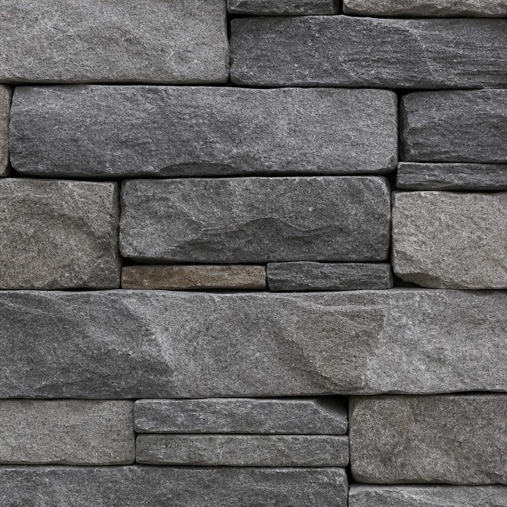 Gray Stacked Wallpaper Mural product view