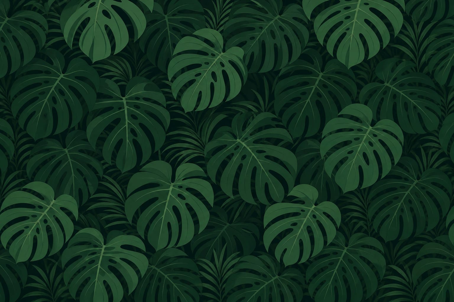 Green Canopy Wallpaper Mural