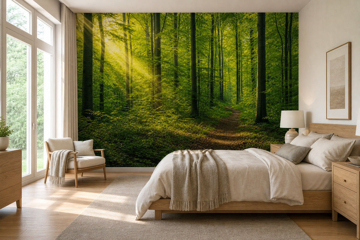 Green Design Wallpaper Mural product view