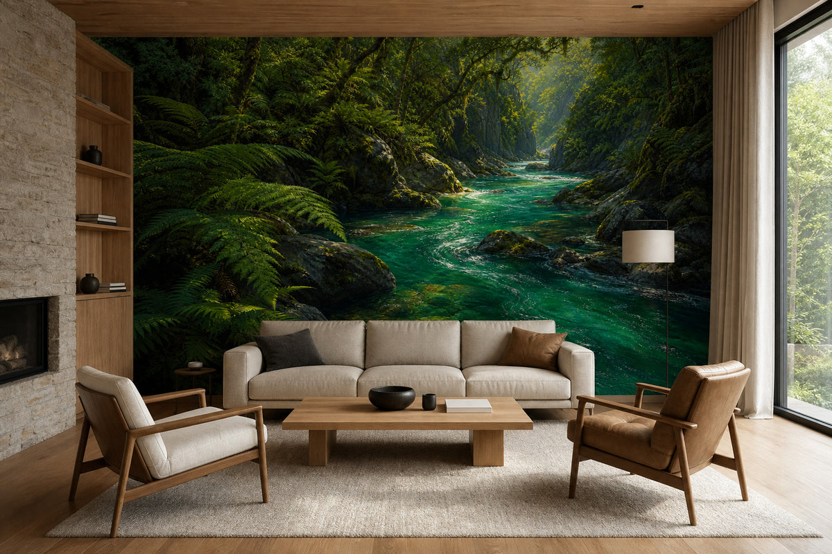 Green Design Wallpaper Mural product view