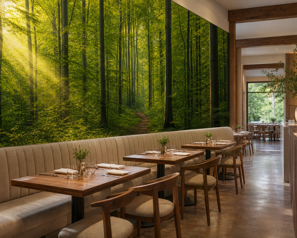 Green Design Wallpaper Mural product view
